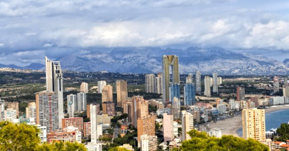 Benidorm desde la torre del Aguilò