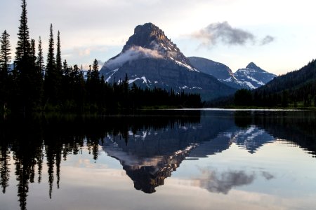 Calm Pray Lake and Sinopah