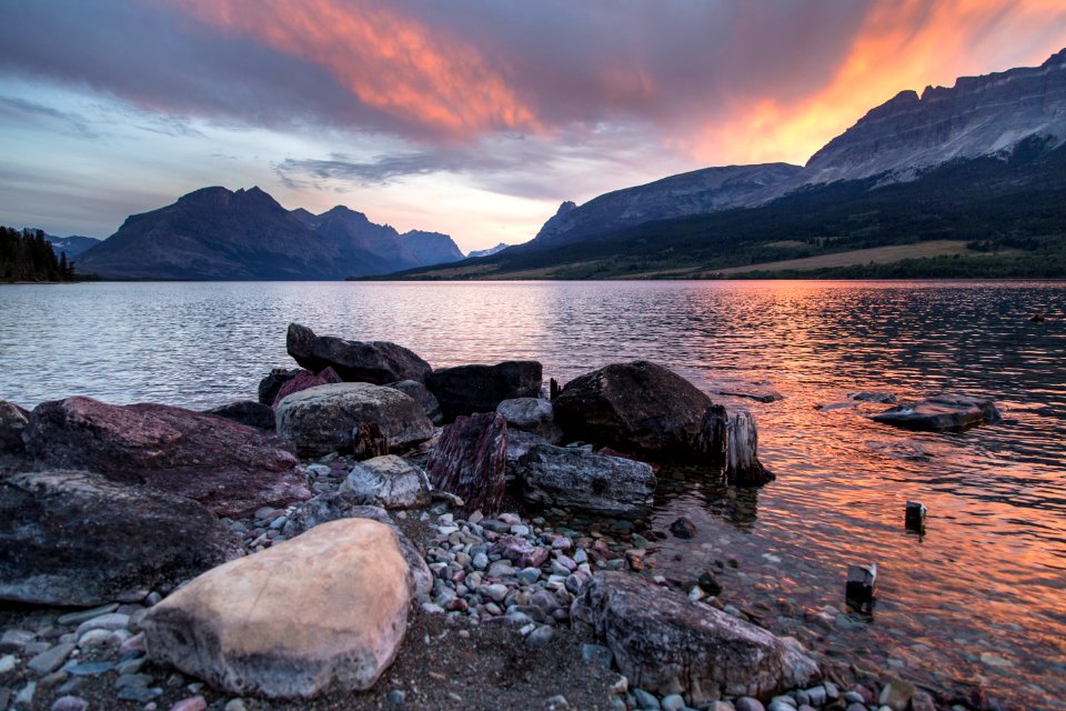 Saint Mary Lake Sunset 8.13.16