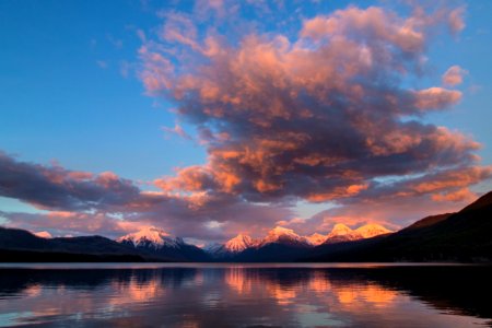 Lake McDonald Sunset Wide Angle 11.20.15