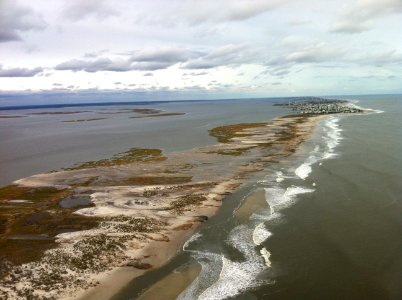 Aerial photo of Holgate unit at Edwin B. Forsythe National Wildlife Refuge (NJ)