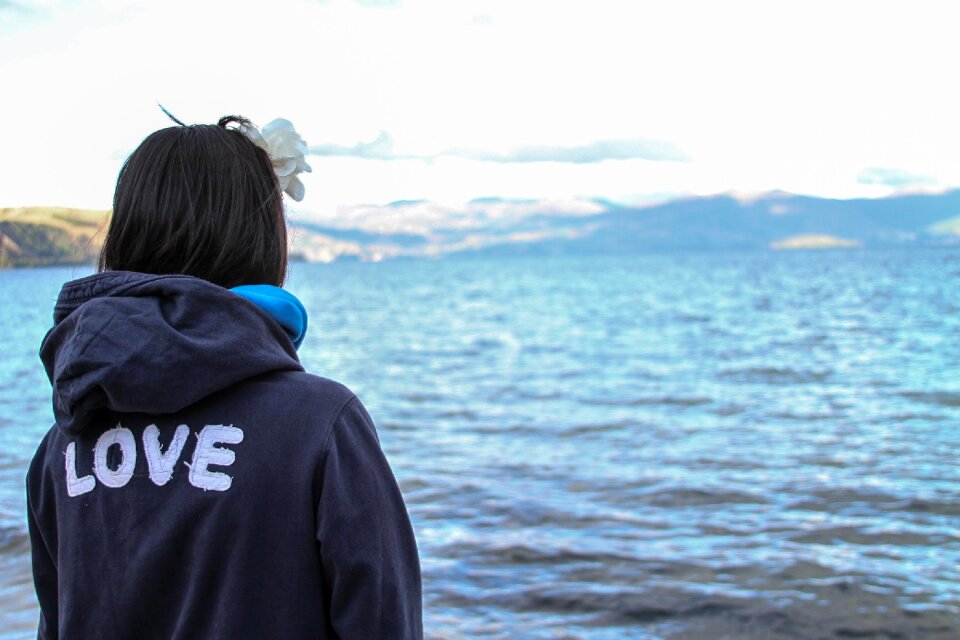 Love sea blue