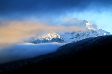 Gunsight Mtn at Sunrise photo