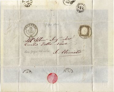 Letter stamp 1861