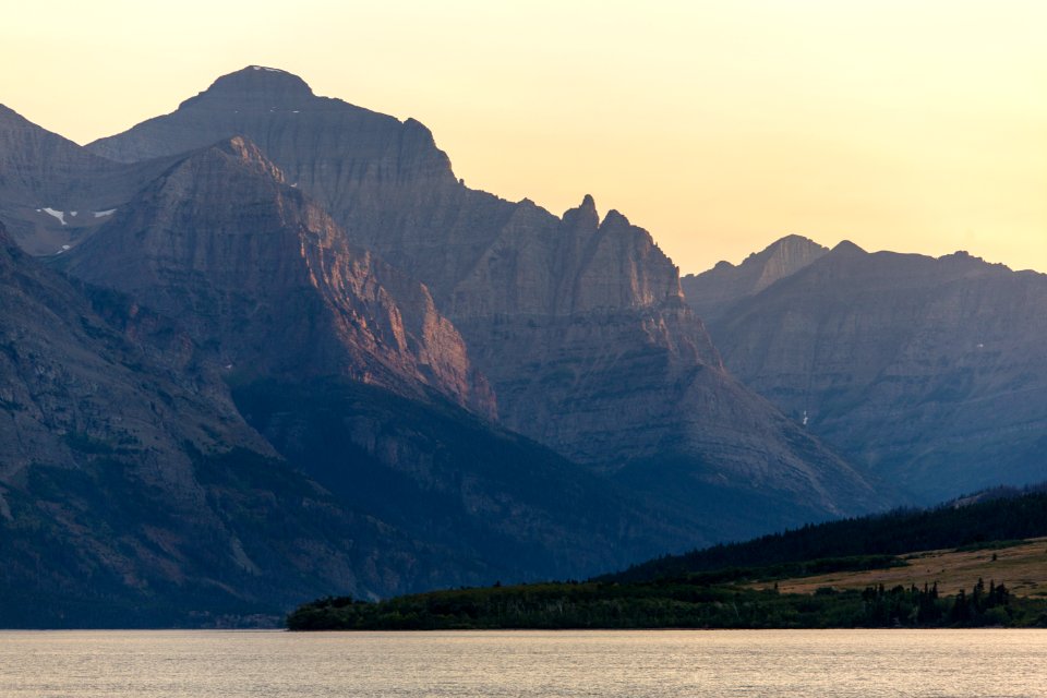 Evening Light over Saint Mary Lake