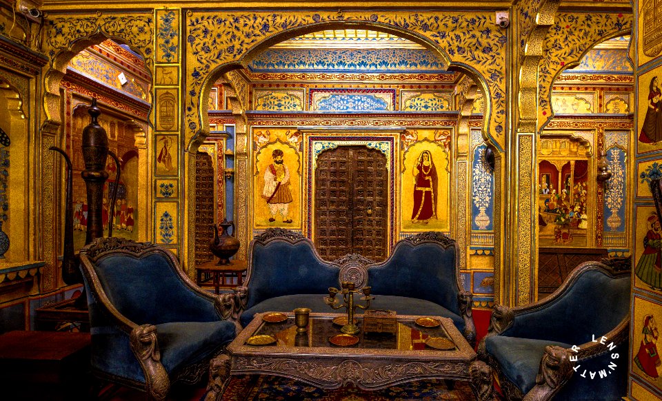 an antique royal household!