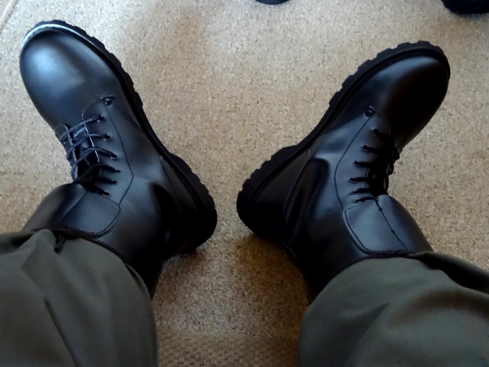 French Army Boots worn