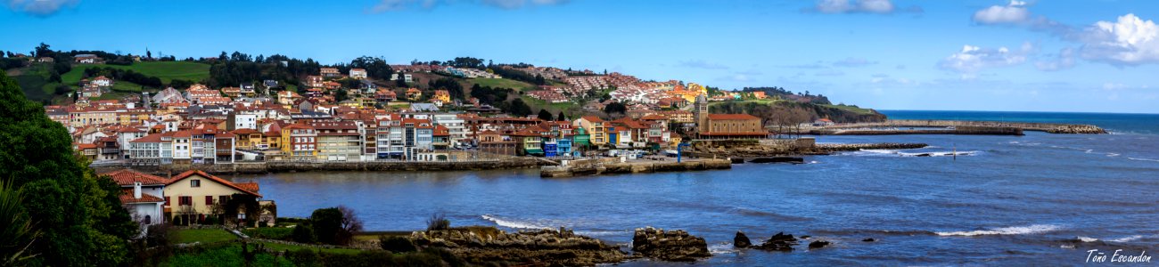 Panoramica de Luanco, Asturias