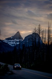 Sunset on Going-to-the-Sun Road