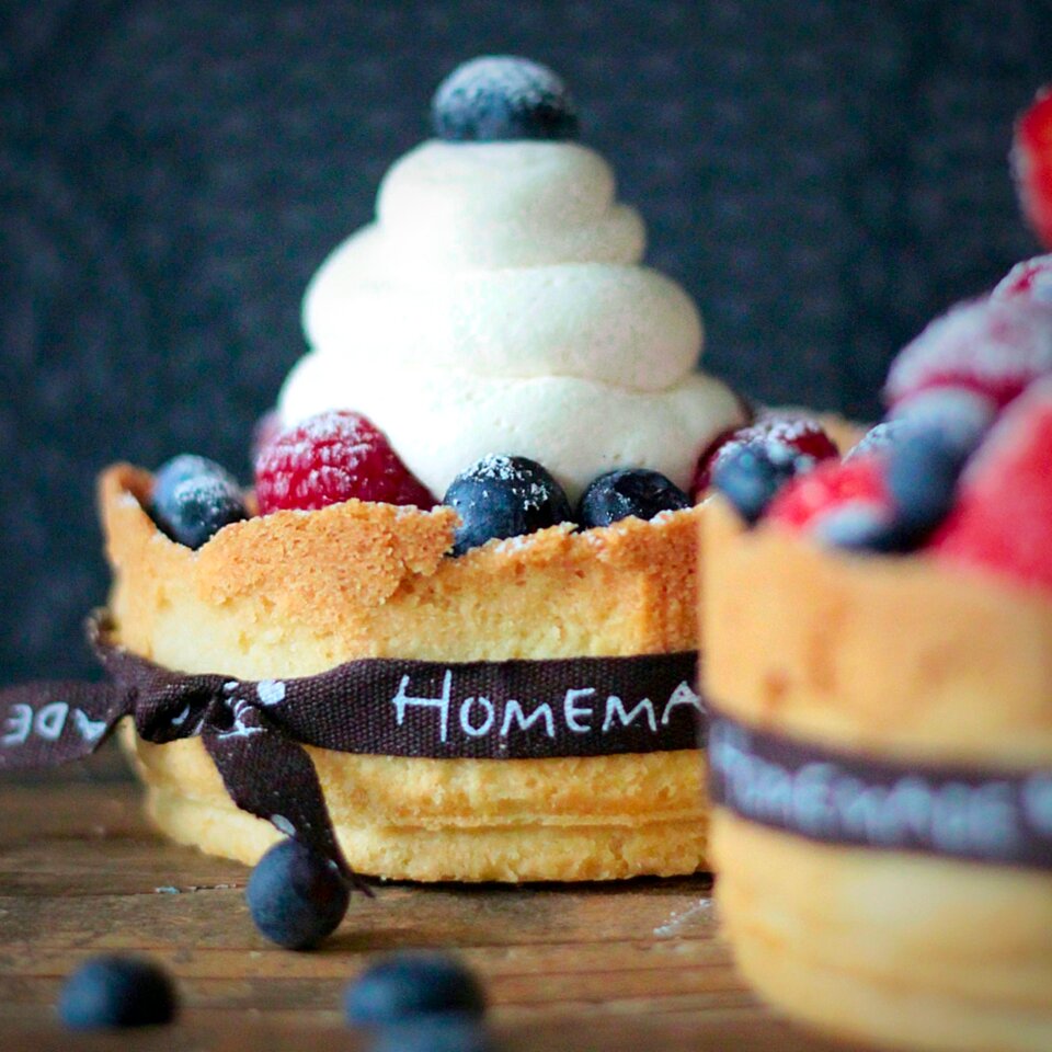 Pie blueberries berry