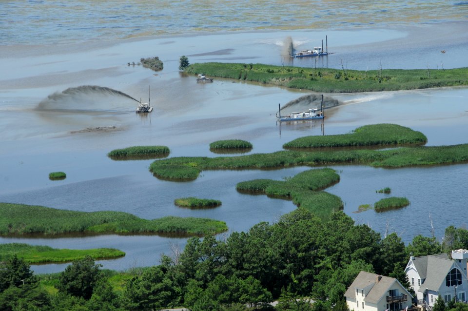 Marsh restoration at Prime Hook National Wildlife Refuge