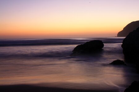 Landscape sea dawn photo