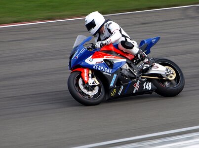 Motorbike racing fast