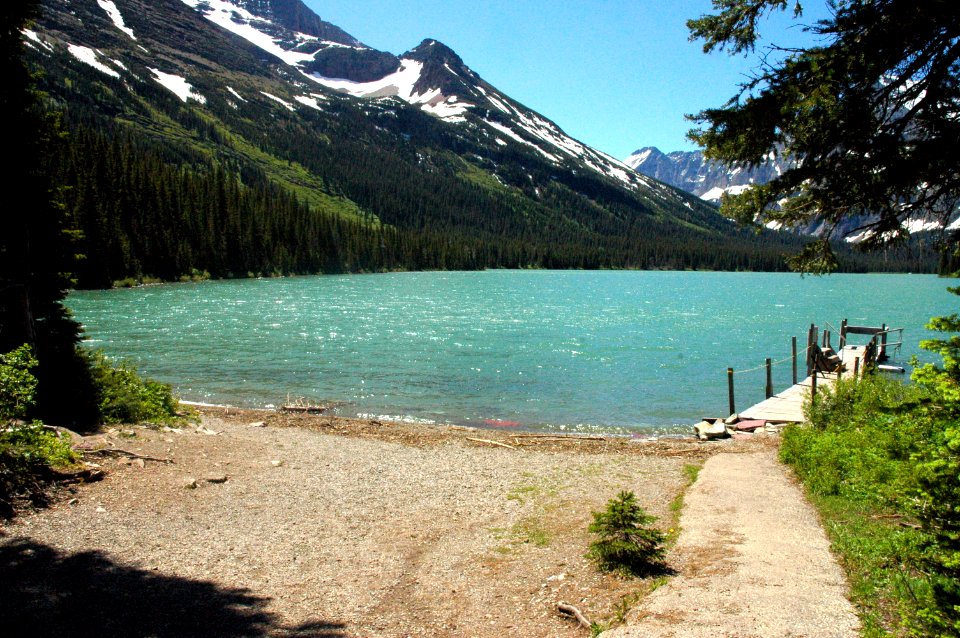 Lake Josephine Lakeshore, Many Glacier District - 1