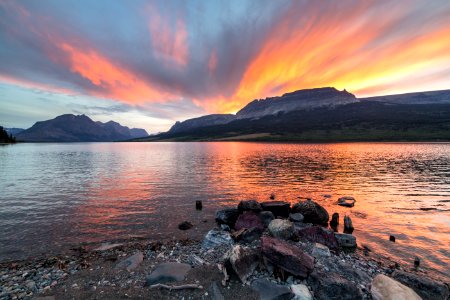 Saint Mary Lake Sunset (2) 8.13.16