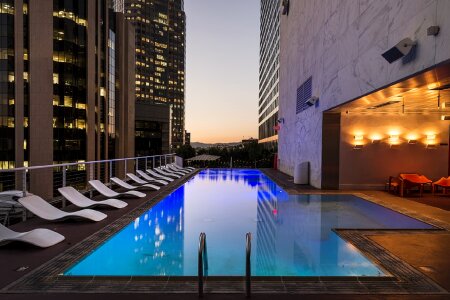 Hotel downtown city