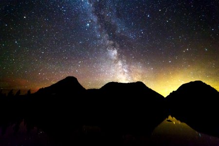 Milky Way Reflections at Logan Pass