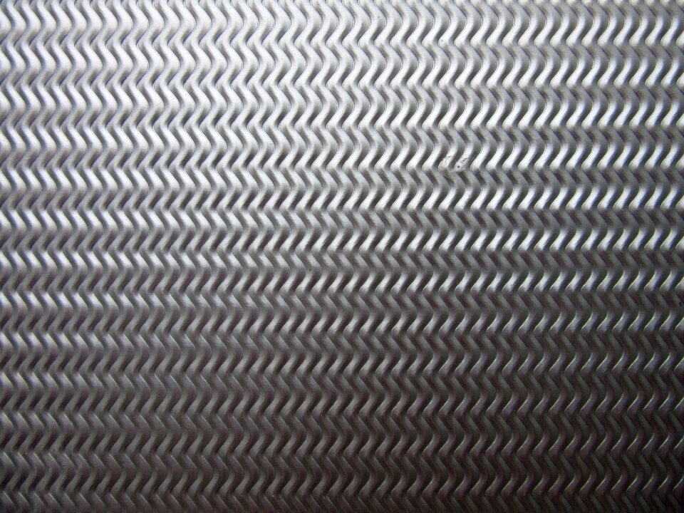 Metal embossed structure
