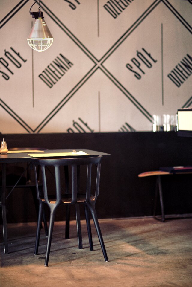 Metallic lamp interior