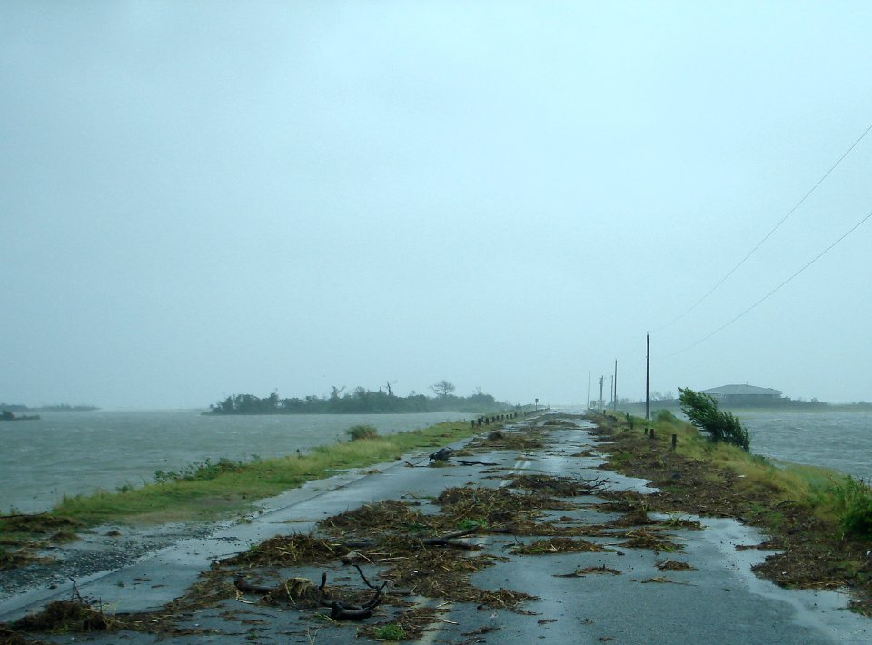 Debris on Beach Road