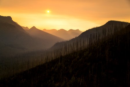 Hazy Sunset from the Loop