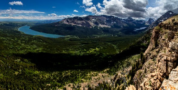 Two Medicine Valley Panorama From Spot Mountain