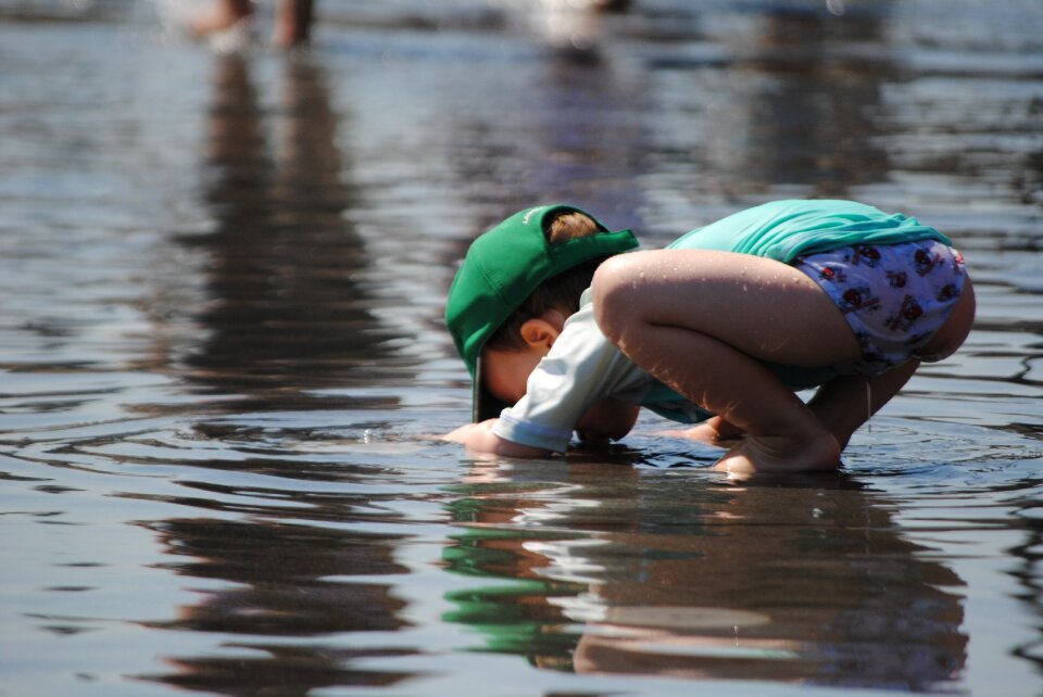 Summer toddler fun photo