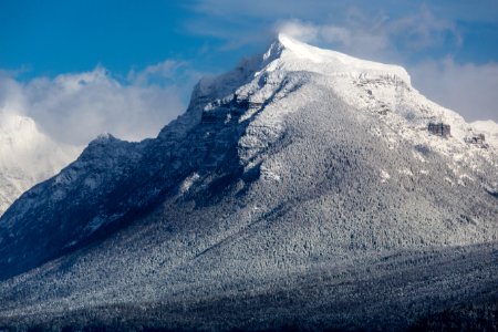 Mt. Brown after a Snow Storm photo