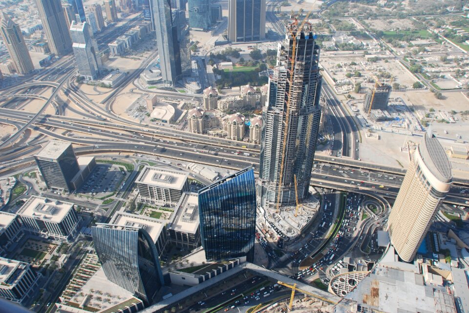 Aerial photographs skyscrapers skyscraper