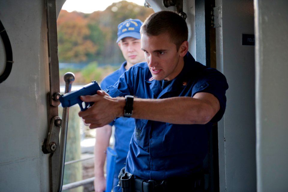 Academy Cadets practice law enforcement tactics
