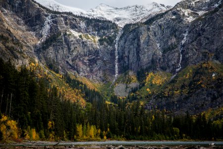 Avalanche Lake in Fall photo