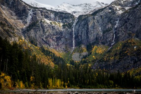 Avalanche Lake in Fall