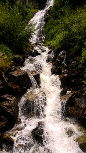 Water mountains flow