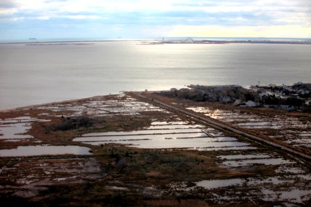 Aerial view of Seatuck National Wildlife Refuge (NY)