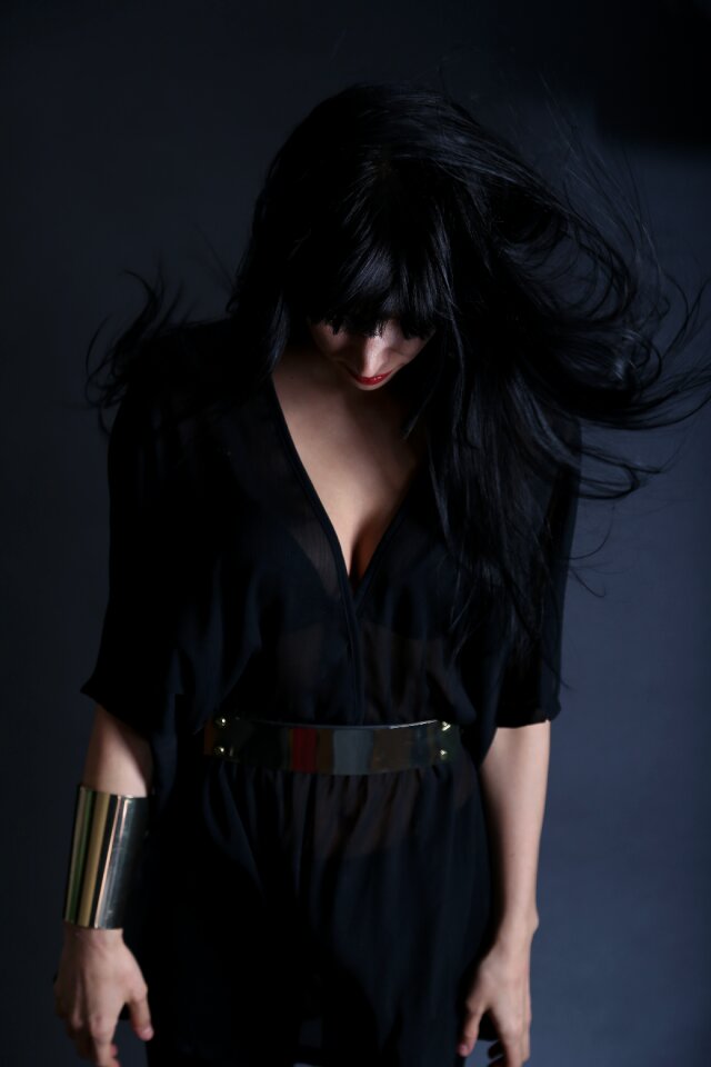 Figure dark black