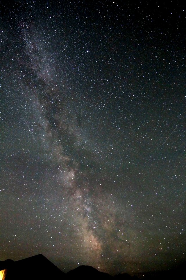 Milky Way over Glacier National Park