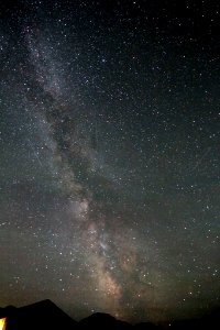 Milky Way over Glacier National Park photo