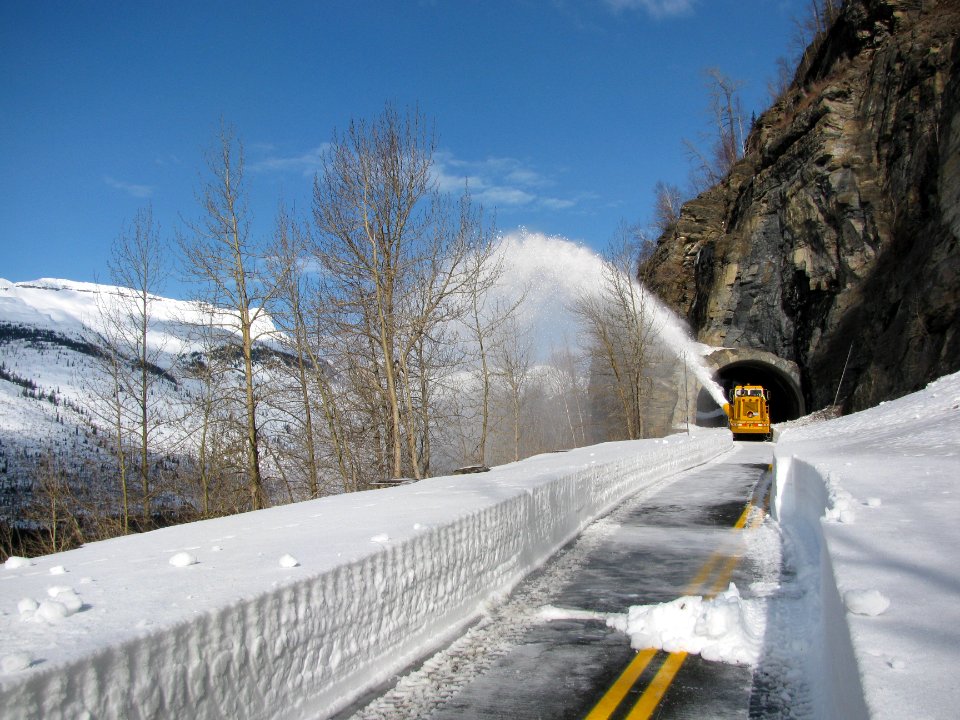 4-14-2020 - Plowing Going-to-the-Sun Road