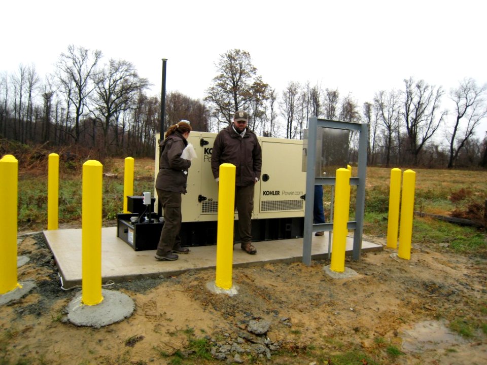 Second Backup Power Generator Installed at Eastern Neck NWR in Maryland