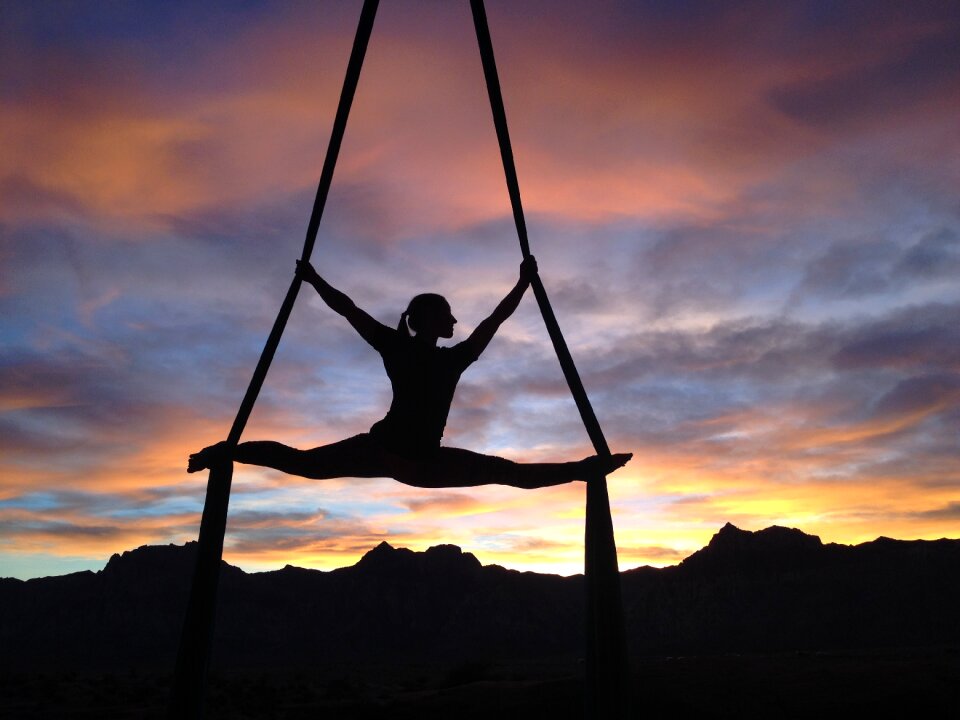 Woman gymnast people