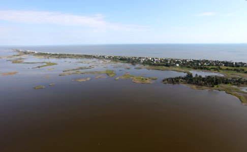Houses on edge, Prime Hook National Wildlife Refuge (DE)
