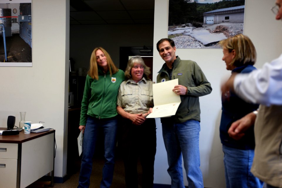 Special Award from Dan Ashe for Judy Romero