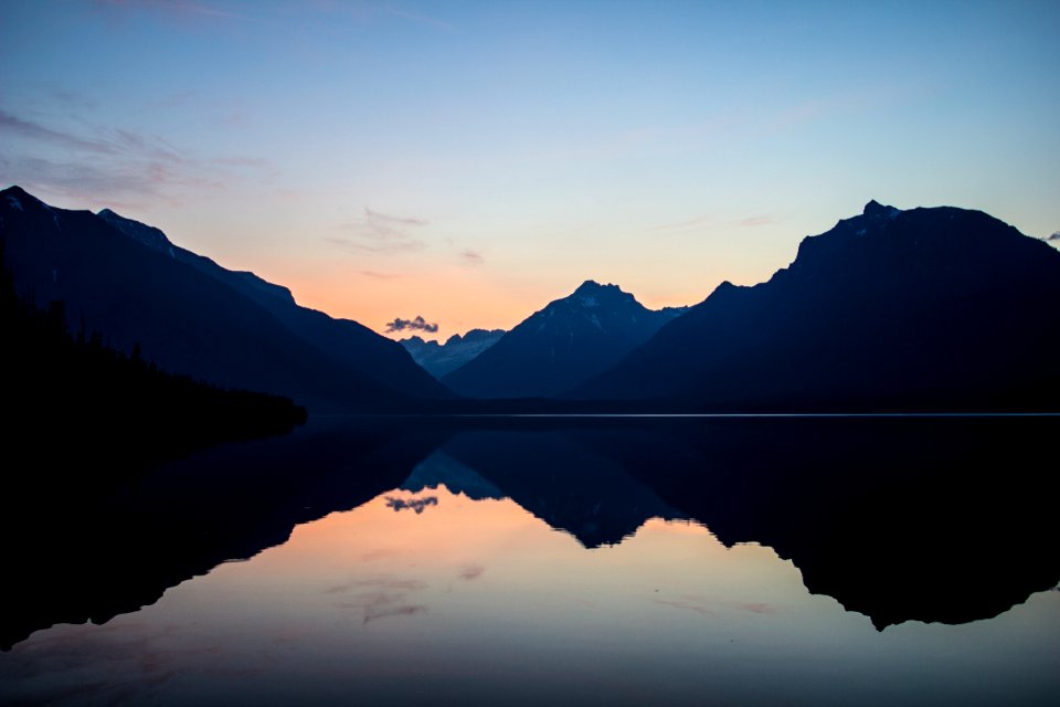 Sunrise on Lake McDonald photo