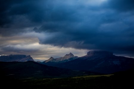 Storms over the Belly River photo