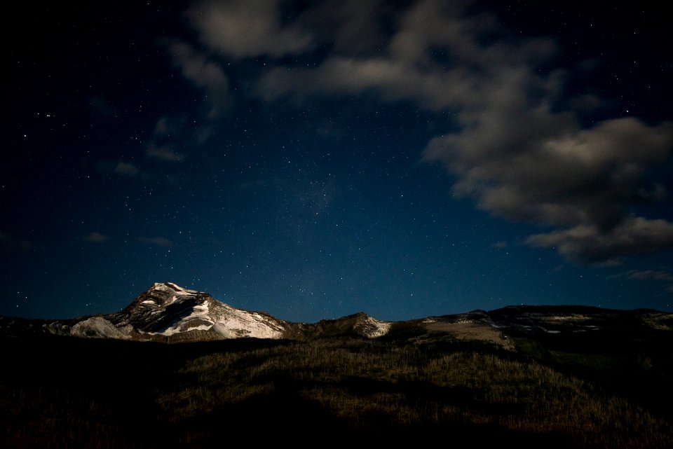 Heaven's Peak at night