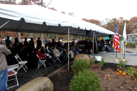 Crowd in tent