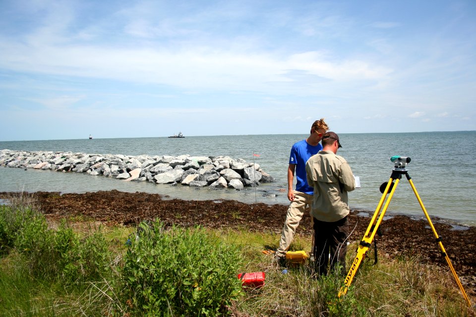 Breakwater construction close to completion