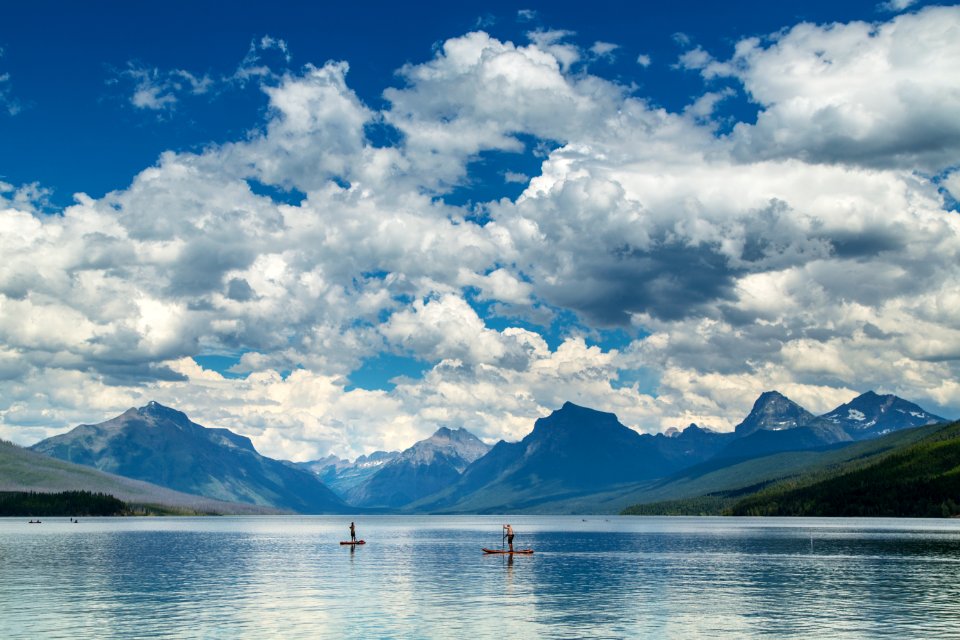 SUP on Lake McDonald 7.15.16 photo