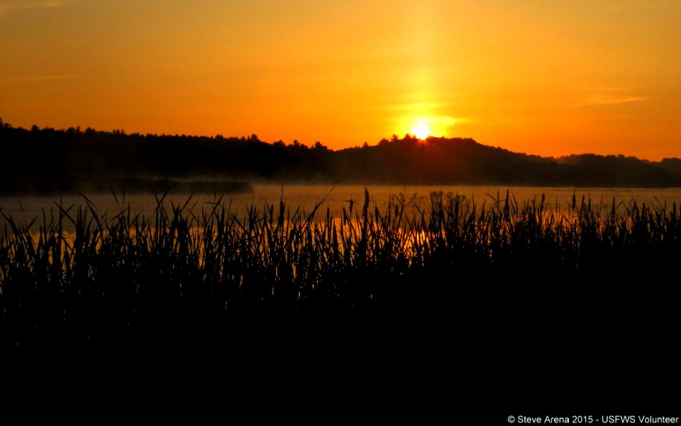 Sunrise over the Lower Pool, GMNWR, Concord