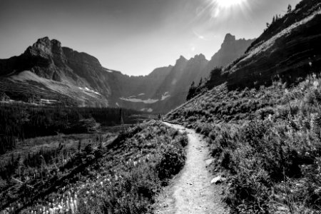 Iceberg Lake Trail- Father Daughter